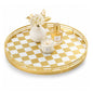 AMH Lazy Susan Wooden Organizer for Table Top