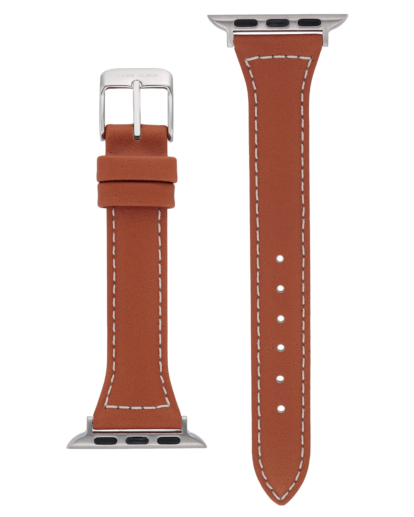 Anne Klein Leather Fashion Band for Apple Watch Secure, Adjustable, Apple Watch Band Replacement, Fits Most Wrists