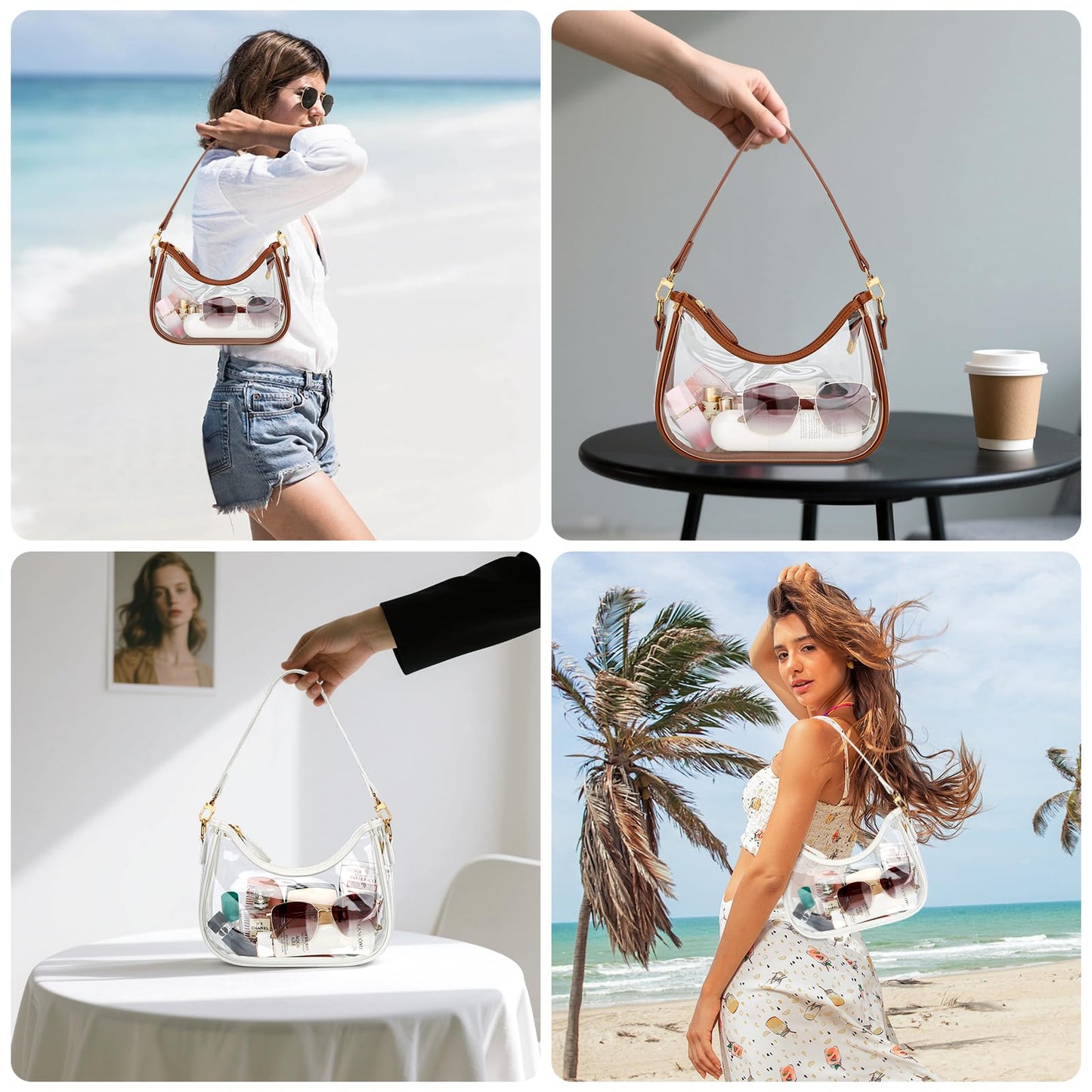 KKXIU Shoulder Bag for Women Cute Hobo Purses and Handbags Retro Clutch Underarm Purse | Cute