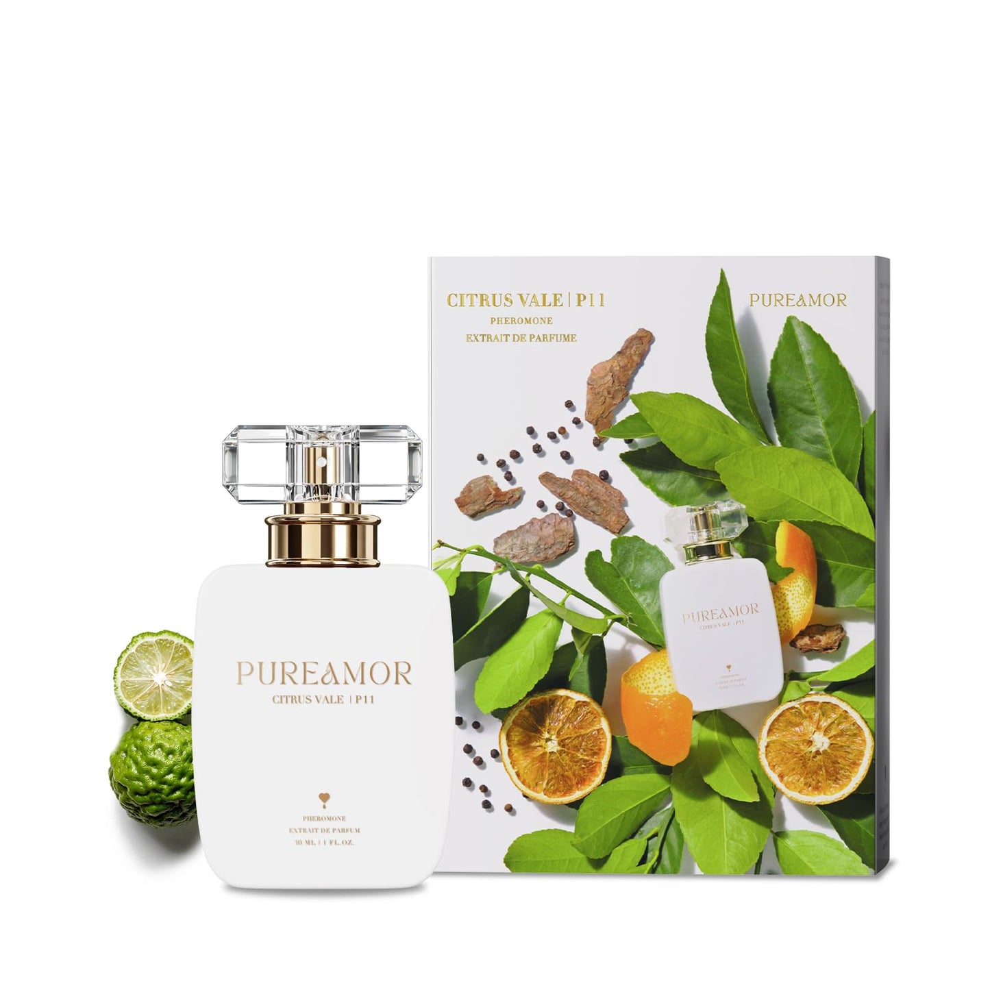 PUREAMOR Pheromone Perfume for Women, Moonlight Mellow Extrait de Parfum - Long Lasting Sweet Floral Gourmand Scent, 30% High Concentration, Full Size Fragrance Spray, 1.0 oz / 30 ml