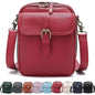 Leather Crossbody Bag for Women,Anti-Theft Messenger Bag with Large Capacity,Built-in Purse Card Slots Shoulder Sling Bag