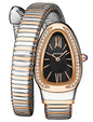 Gosasa Snake Bracelet Watch for Women, Elegant Wrap Around Bangle Wristwatch, Fashion Jewelry Style Quartz Watch, Adjustable Cuff Serpenti Watch for Dress & Gift