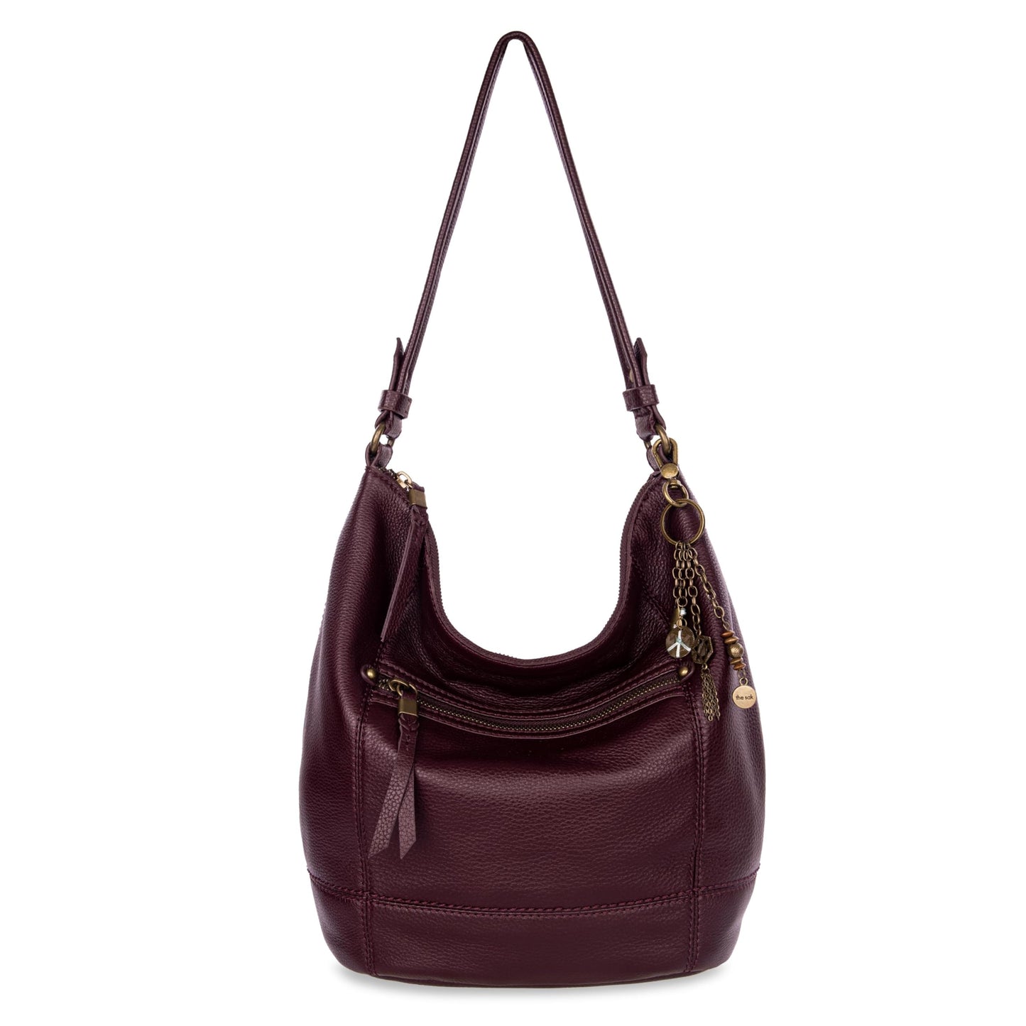 The Sak Sequoia Hobo Bag - Premium Large Leather Women's Handbag for Everyday & Travel - Durable Purse With Zipper Pocket
