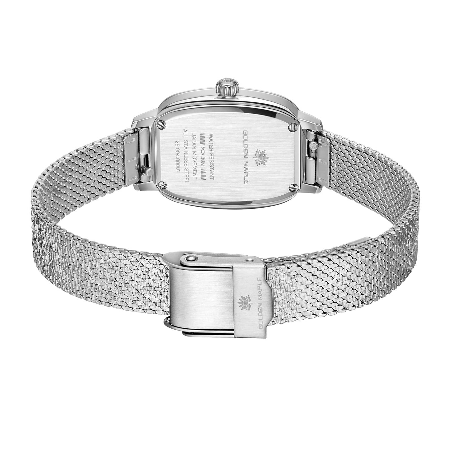 GOLDEN MAPLE Watches for Women, Dainty Gold Watch with Small Stainless Steel Case, Quartz Movement and Water Resistant, Adjustable Mesh Band