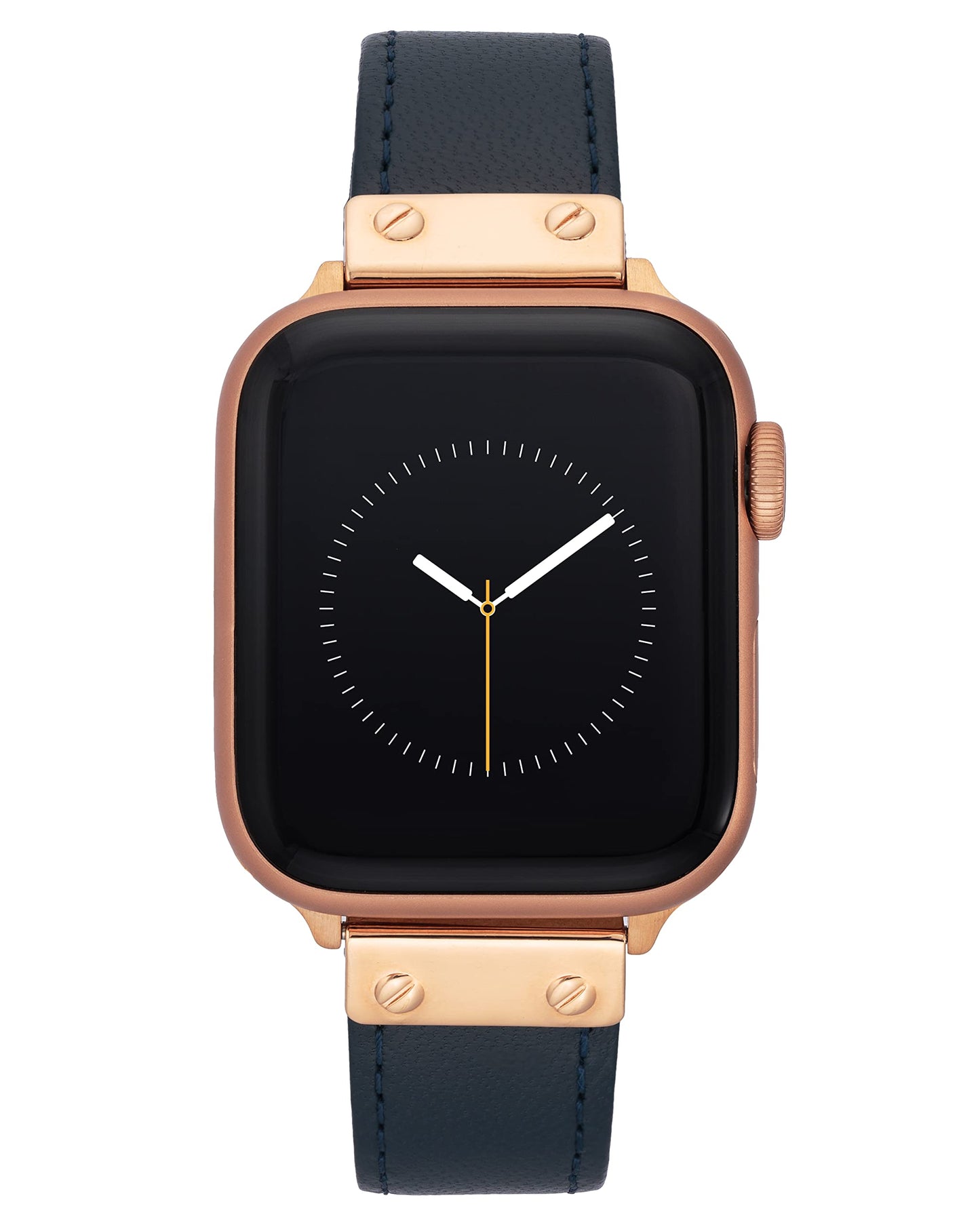 Anne Klein Leather Fashion Band for Apple Watch Secure, Adjustable, Apple Watch Band Replacement, Fits Most Wrists