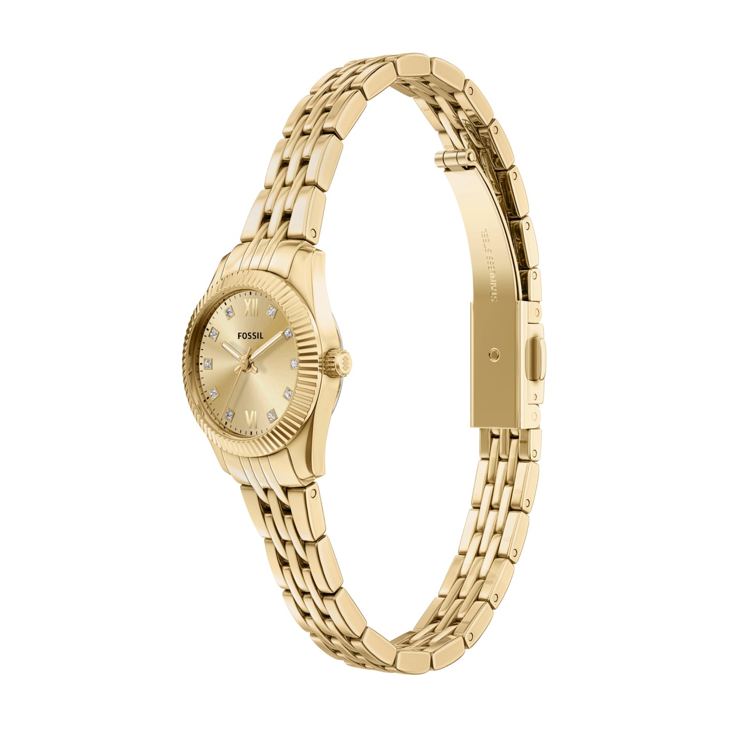 Fossil Women's Watch, Scarlette Quartz Stainless Steel Three-Hand Watch for Women
