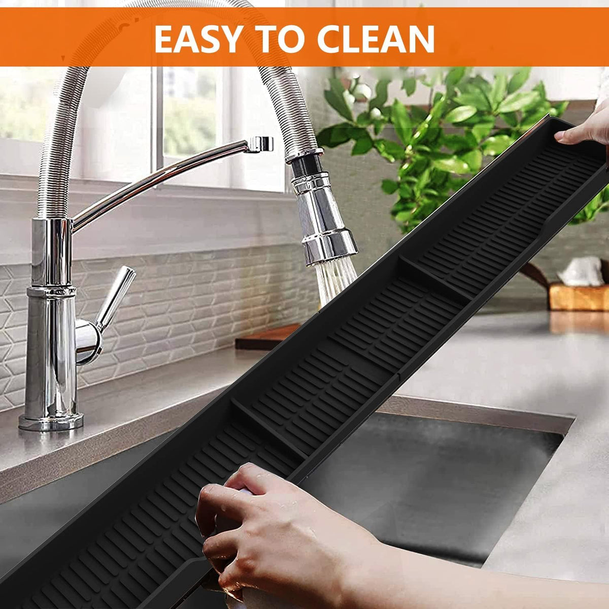 AWOKE Stove Top Shelf - Silicone Material Magnetic Shelf for The Stove - 3 Functional Partitions Kitchen Spice Rack Organizer