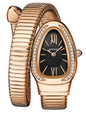 Gosasa Snake Bracelet Watch for Women, Elegant Wrap Around Bangle Wristwatch, Fashion Jewelry Style Quartz Watch, Adjustable Cuff Serpenti Watch for Dress & Gift