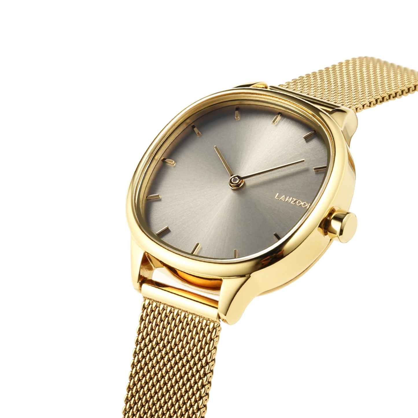 LANZOOM Retro Women's Quartz Watch - Stainless Steel case,Gold Filled, Ideal Gift for Holidays and Special Occasions.