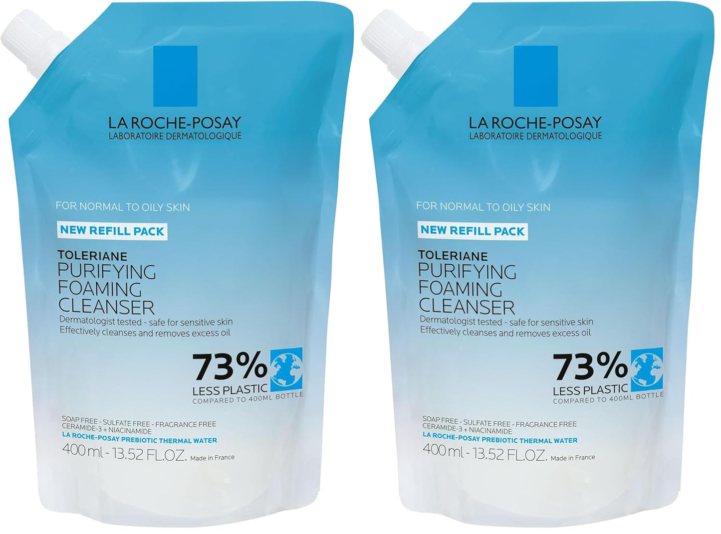 La Roche-Posay Toleriane Purifying Foaming Facial Cleanser, Oil Free Face Wash for Women & Men with Niacinamide + Ceramides, Pore Cleanser Safe For Sensitive Skin, Won’t Dry Out Skin, Soap Free