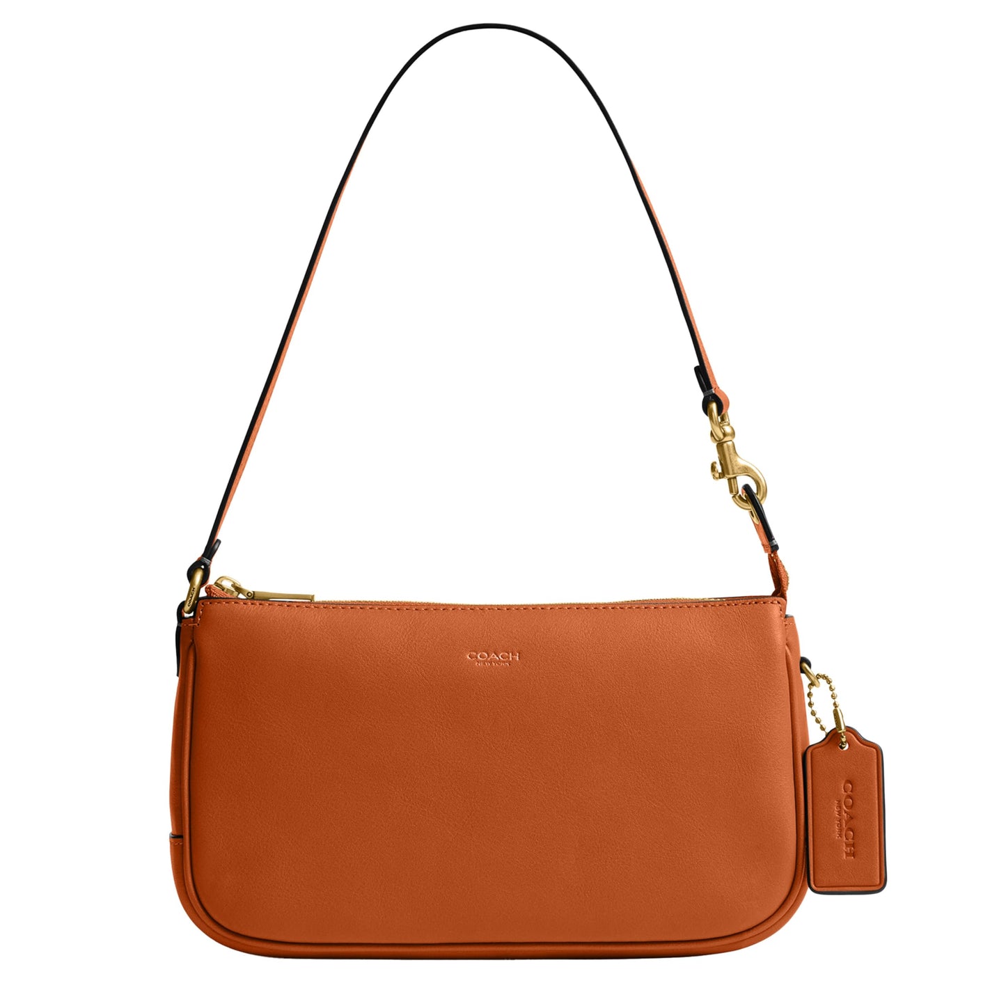 Coach Women's Natural Grain Leather Plaza Bag