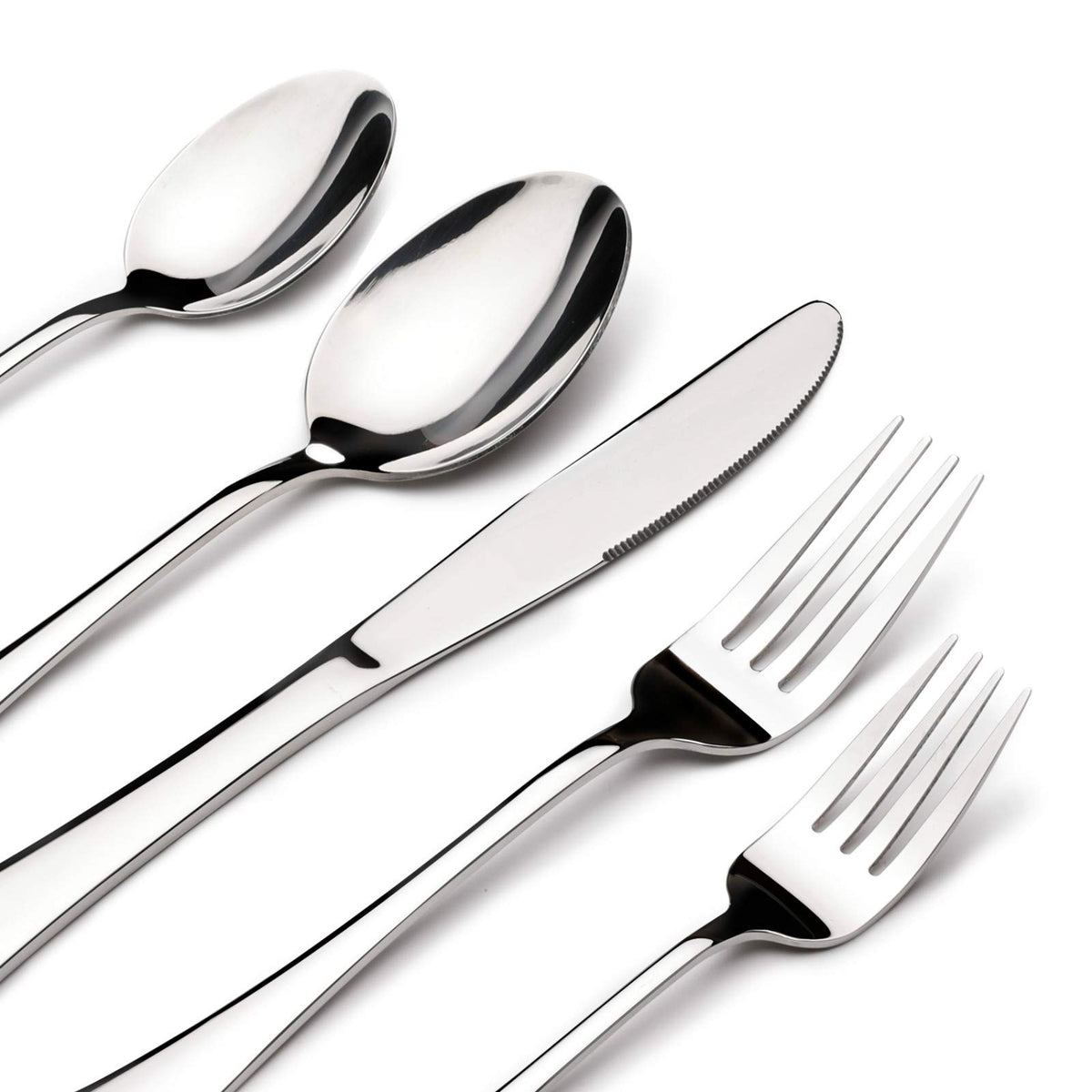 Silverware Set, Stainless Steel Flatware Utensils Cutlery Set