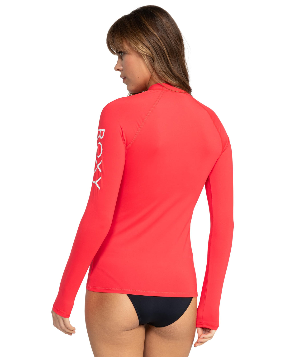 Roxy Women's Long Sleeve Compression Fit Rashguard, UPF 50+, Quick Dry, Recycled Swim Shirt, Mood Indigo, X-Small