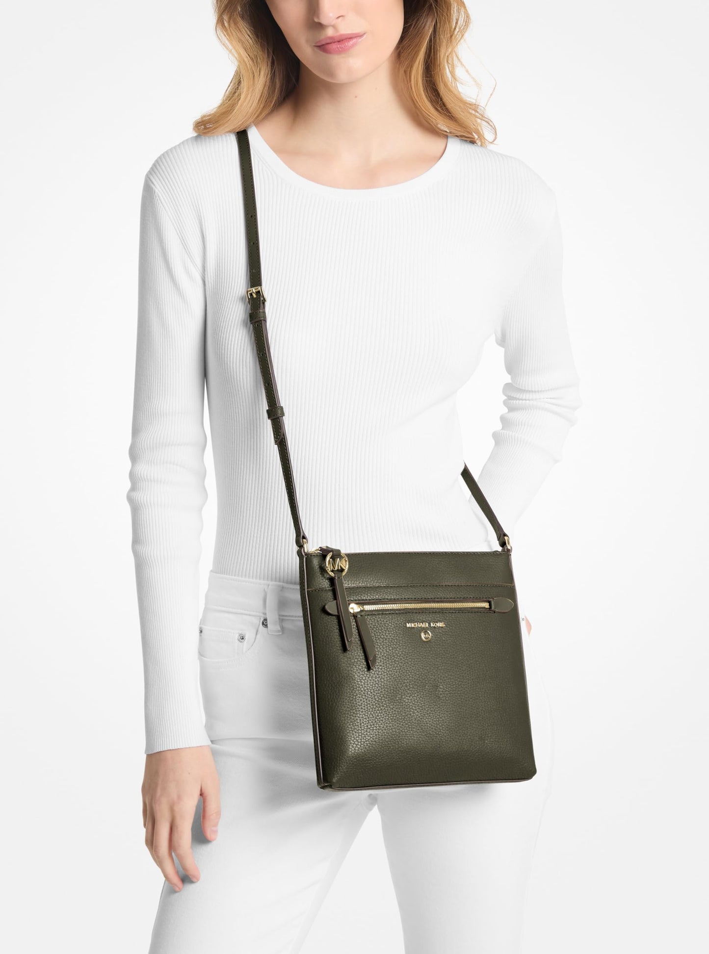 Michael Kors Jet Set Charm Small Flat Crossbody Bag