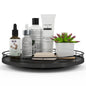 AMH Lazy Susan Wooden Organizer for Table Top