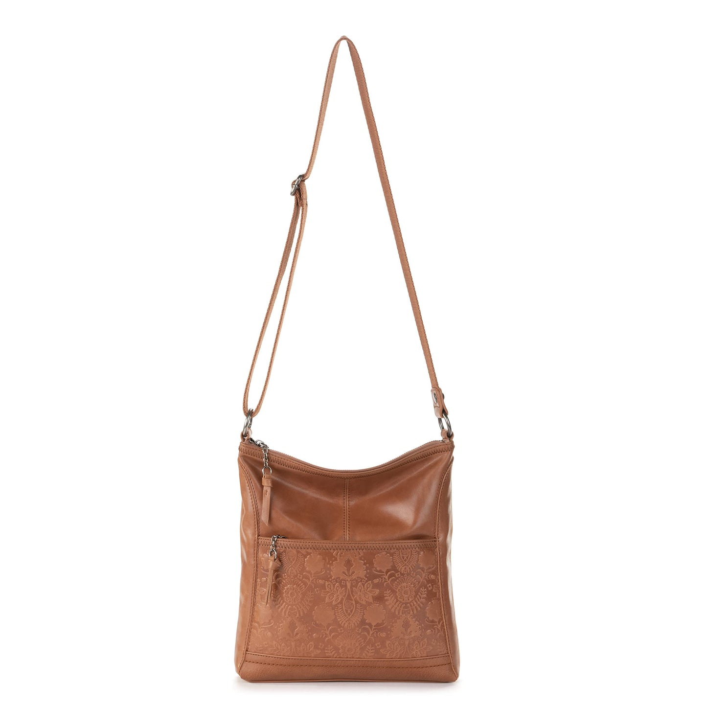 The Sak iris Leather Crossbody Purse - Women's Handbag for Everyday & Travel - Cross Body Bag With Zipper Closure