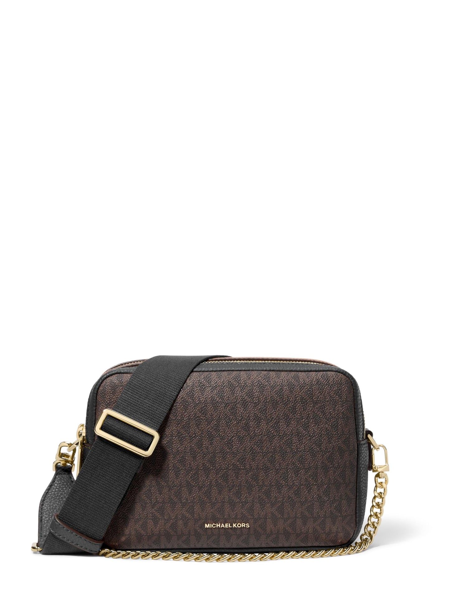 Michael Kors Bryant Medium Double Zip Chain Camera Crossbody Bag