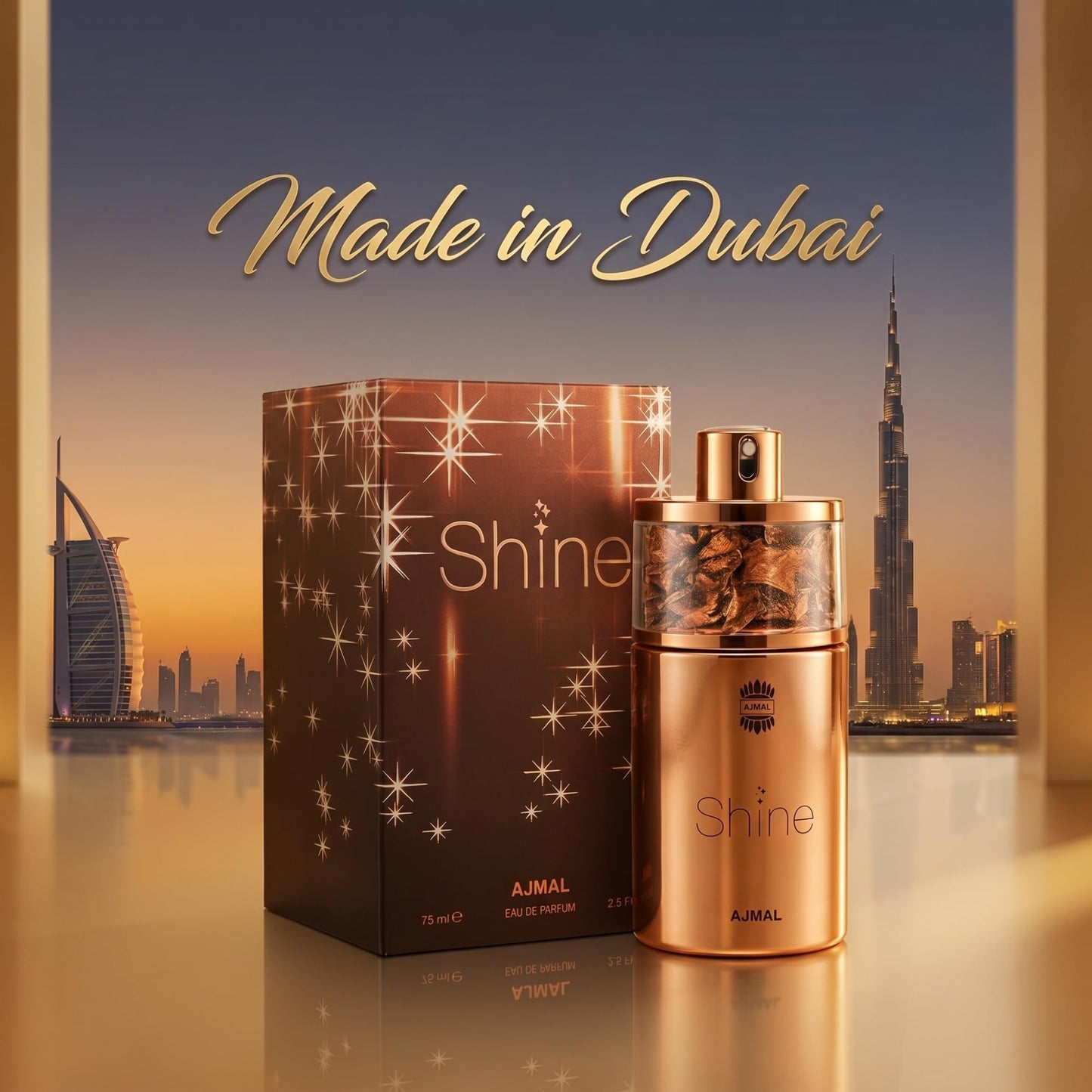 Ajmal Aurum Eau de Parfum 2.5 oz (75 ml) for Women | Fresh, Fruity & Floral Oriental Perfume with Amber, Musk & Vanilla | Long-Lasting Luxury Scent from Dubai
