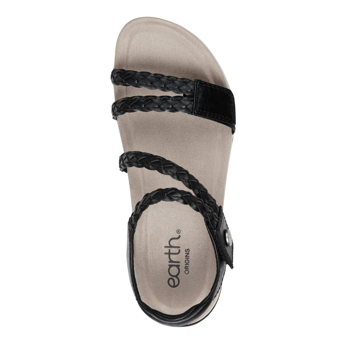 Earth® Stellon Casual Sandals, Black 001, 7.5 WEarth® Stellon Casual Sandals, Black 001, 7.5 W