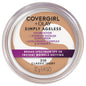 COVERGIRL Simply Ageless Instant Wrinkle Defying Foundation, SPF 28, Hyaluronic Complex & Vitamin C - 250 Creamy Beige, Pack of 1