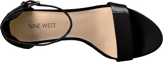 Nine West Women's Pruce Heeled Sandal, Natural Leather, 9Nine West Women's Pruce Heeled Sandal, Natural Leather, 9 l
