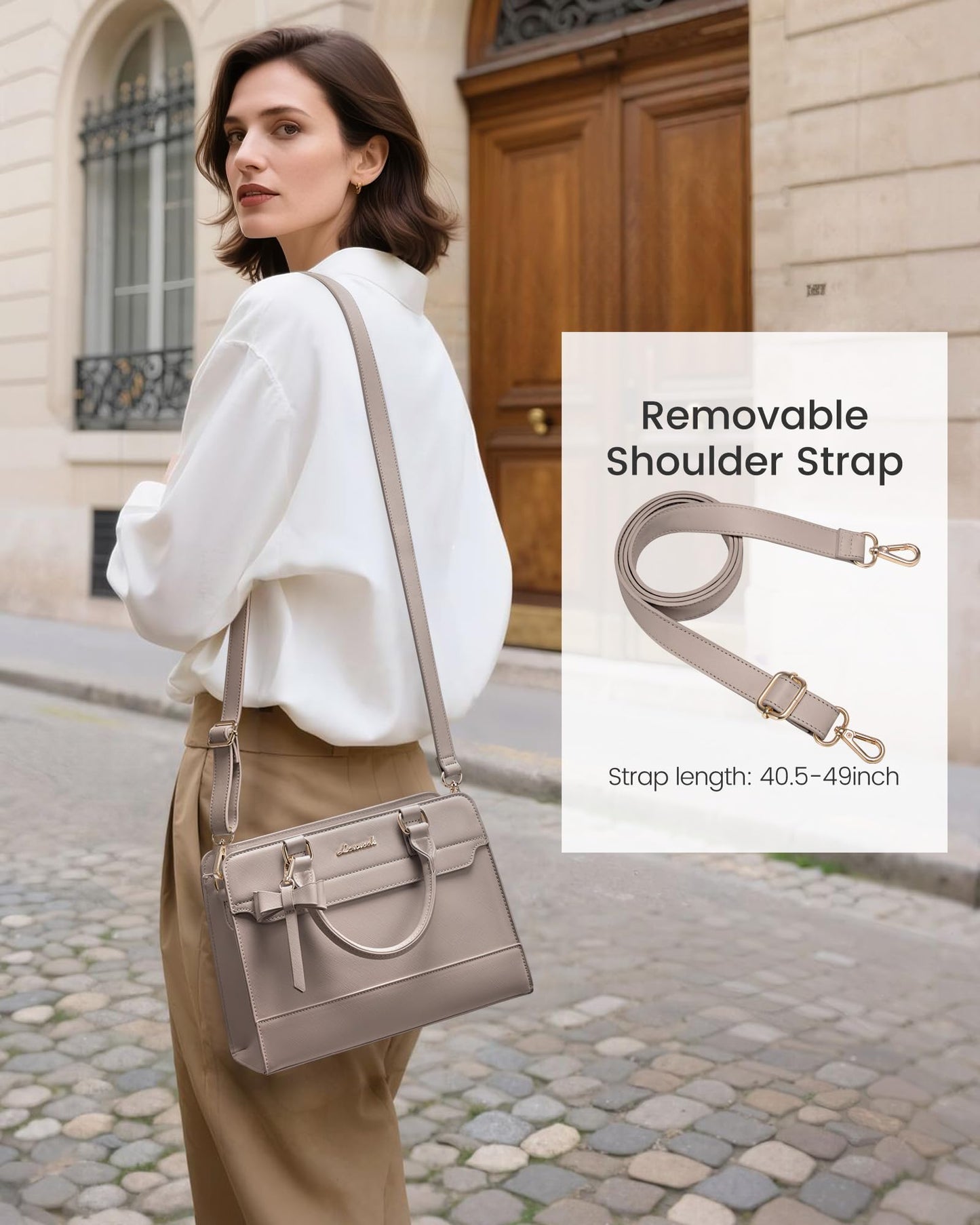 LOVEVOOK Purses for Women,Leather Tote Purse and Handbags,Satchel Shoulder Crossbody Top Handle Bags with Zipper