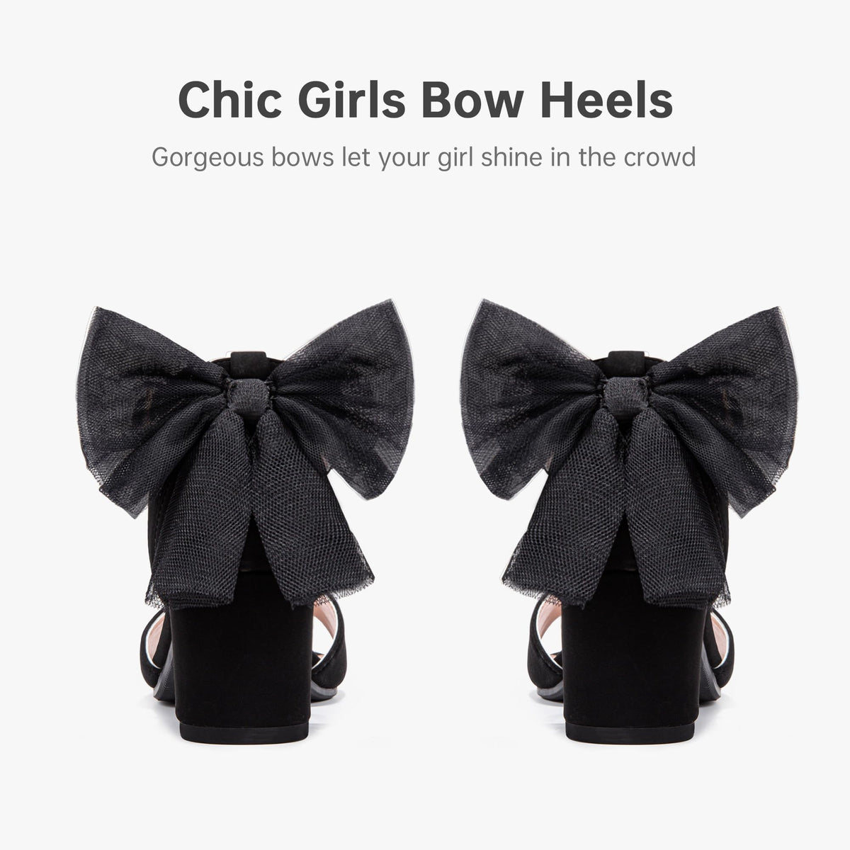 LAURMOSA High Heels for Girls Dress Shoes for Kids Flower Girl White Size 4LAURMOSA High Heels for Girls Dress Shoes for Kids Flower Girl White Size 4