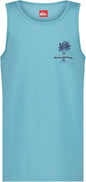 Quiksilver Boys' Sleeveless Graphic Tank Top Shirt, Aqua Beach, S8 (Clearance)
