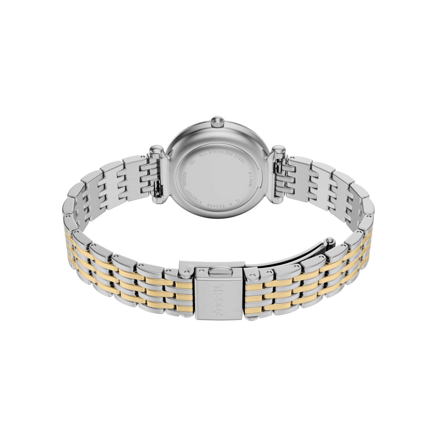 Fossil Women's Watch and Bracelet Set, Carlie Three-Hand Stainless Steel Watch for Women and Bracelet Set
