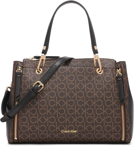 Calvin Klein Bubble Lamb Novelty Organization Satchel