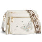 KITEVIUN Crossbody Bags for Women Trendy Leather Crossbody Purse Shoulder Handbags Butterfly Design