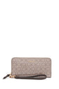 Calvin Klein Women's Key Item Saffiano Continental Zip Around Wallet With Wristlet Strap