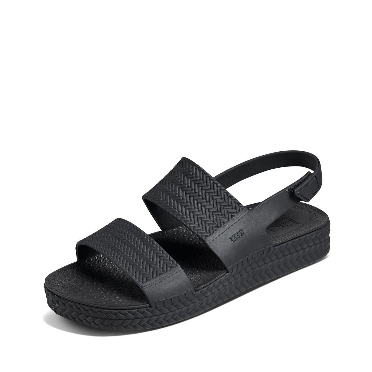 Reef Water Vista Women's Platform Sandal, Water Friendly, Adjustable Strap, Black, 9Reef Water Vista Women's Platform Sandal, Water Friendly, Adjustable Strap, Black, 9
