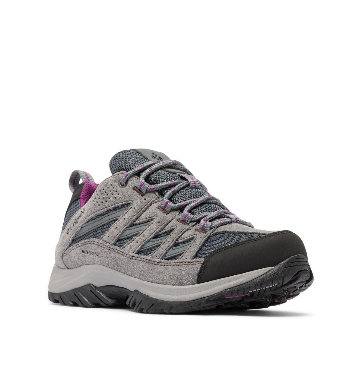 Columbia Womens Crestwood Waterproof, Graphite/Wild Iris, 8Columbia Womens Crestwood Waterproof, Graphite/Wild Iris, 8