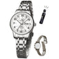 OLEVS Watch for Women Luxury Fashion Diamond Classic Arabic Dial Wrist Women's Watches with Date Waterproof Stainless Steel Quartz Ladies Watch
