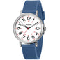 Women's Analog Nurse Watch with Second Hand for Nursing, 12/24 Time, Silicone Band, Easy Read