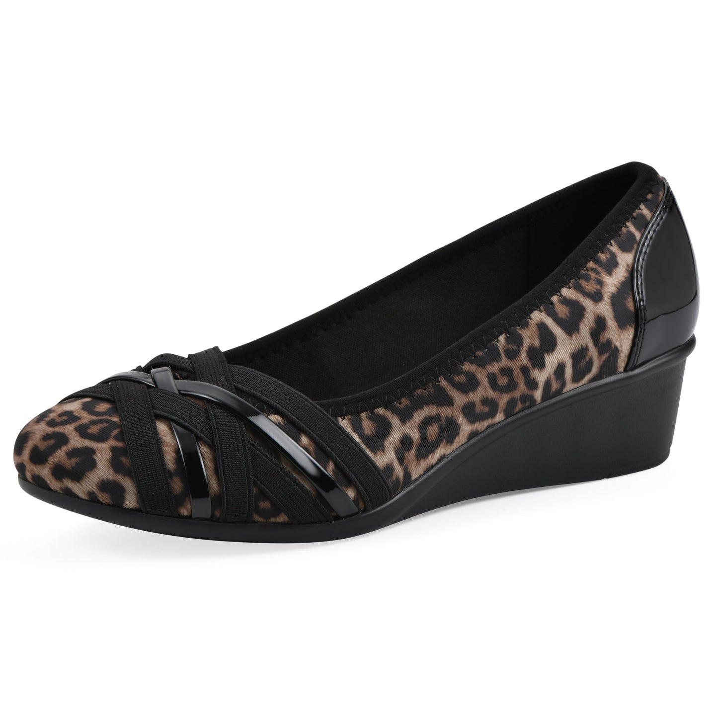 Cliffs by White Mountain Women's Bowie Cushioned Ballet Wedge Heel