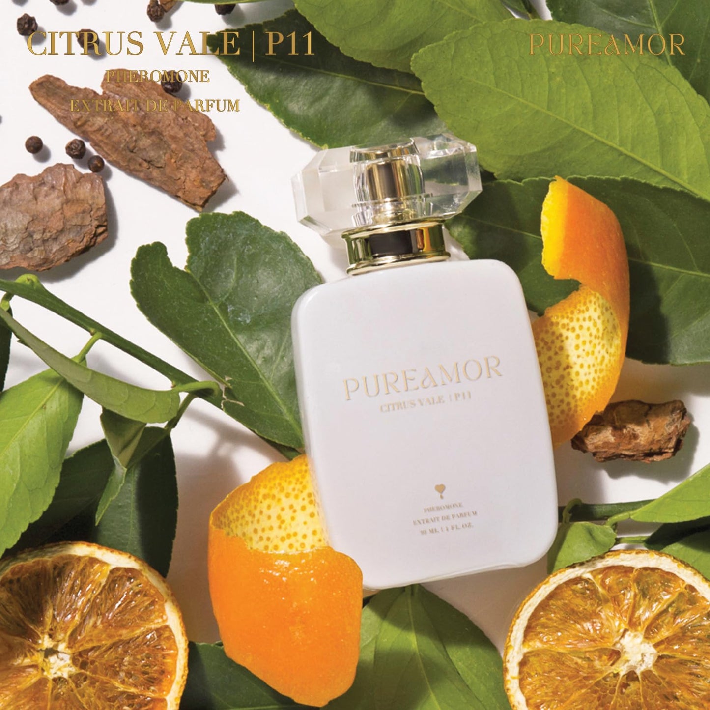 PUREAMOR Pheromone Perfume for Women, Moonlight Mellow Extrait de Parfum - Long Lasting Sweet Floral Gourmand Scent, 30% High Concentration, Full Size Fragrance Spray, 1.0 oz / 30 ml