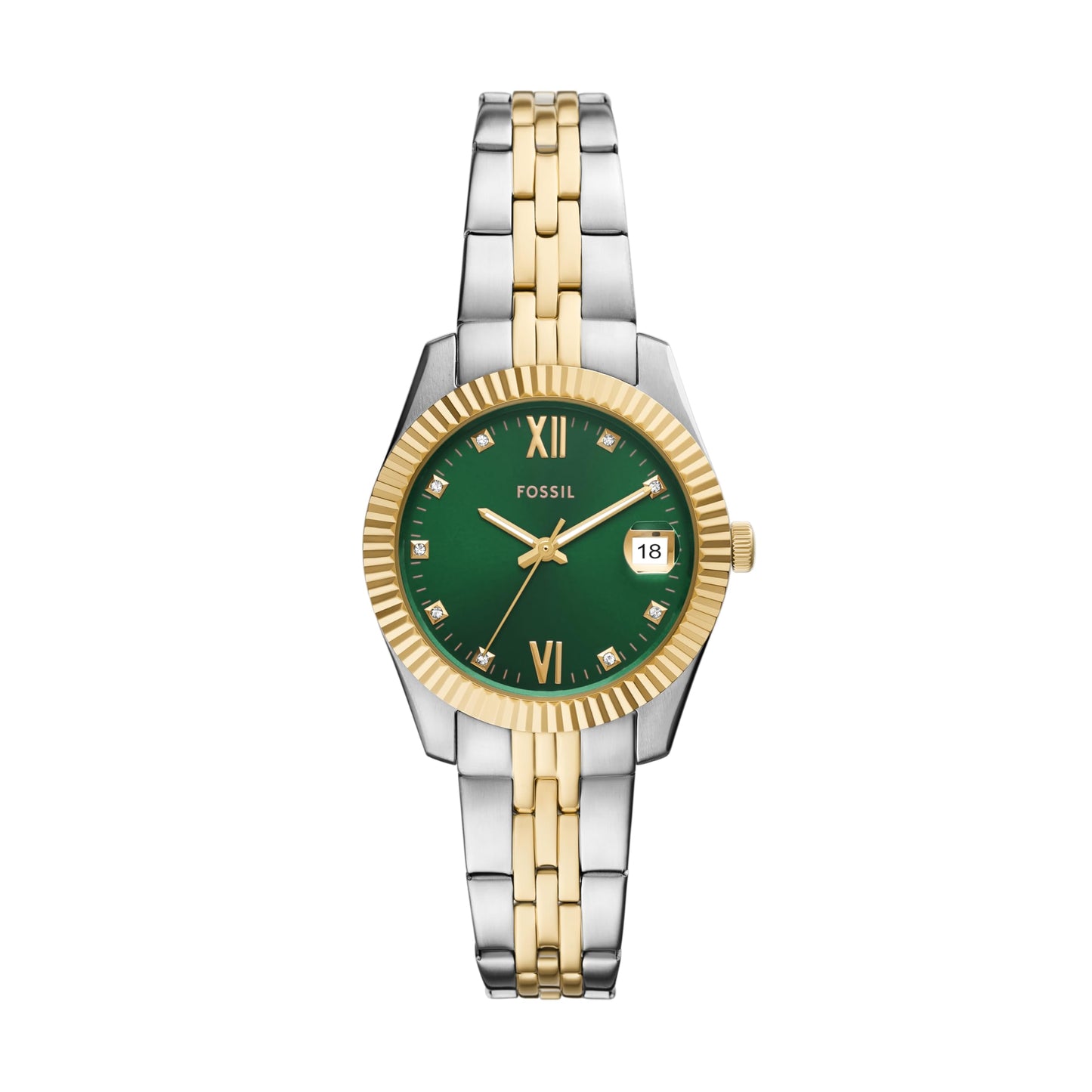Fossil Women's Watch, Scarlette Quartz Stainless Steel Three-Hand Watch for Women