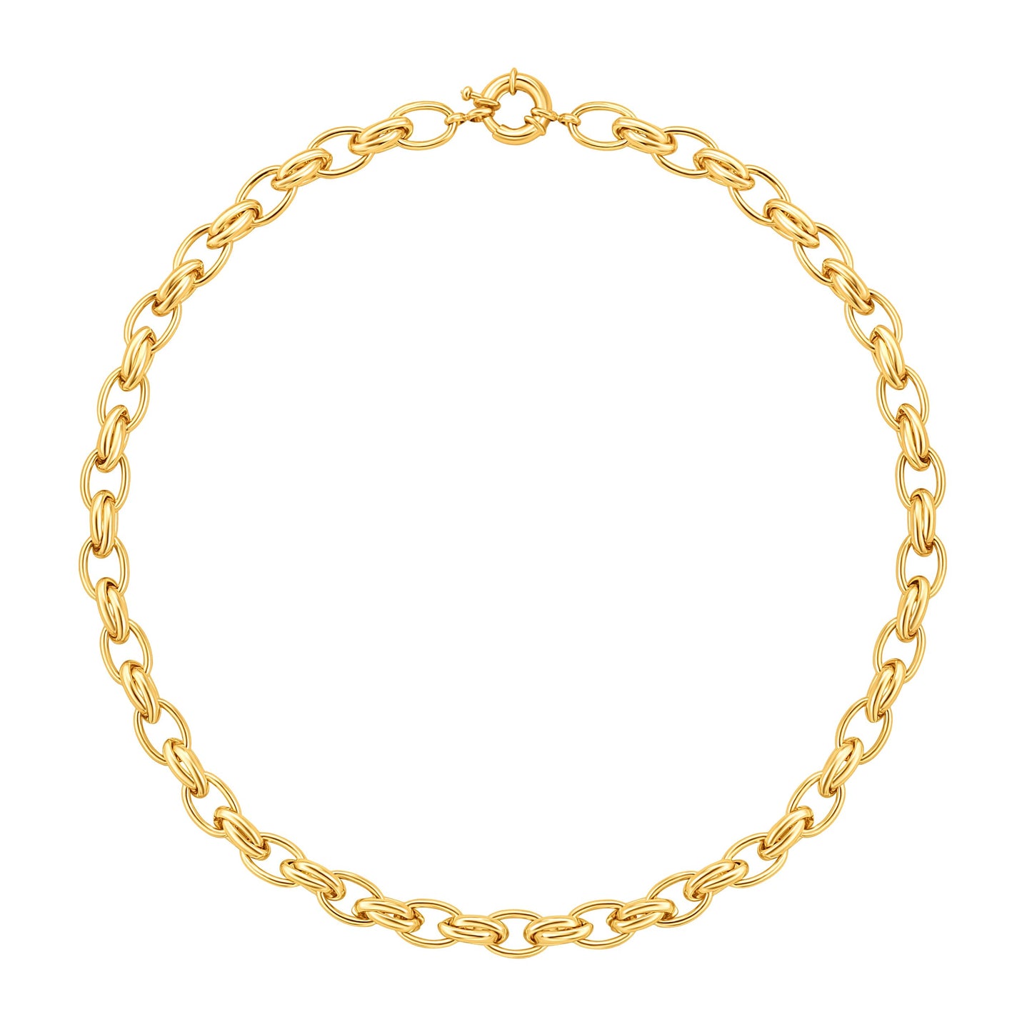 Aobei Pearl 18K Gold Plated Paperclip Chain Choker Satellite Chain Freshwater Cultured Biwa Pearl Pendant Necklace Dainty Turquoise Jewelry for Women