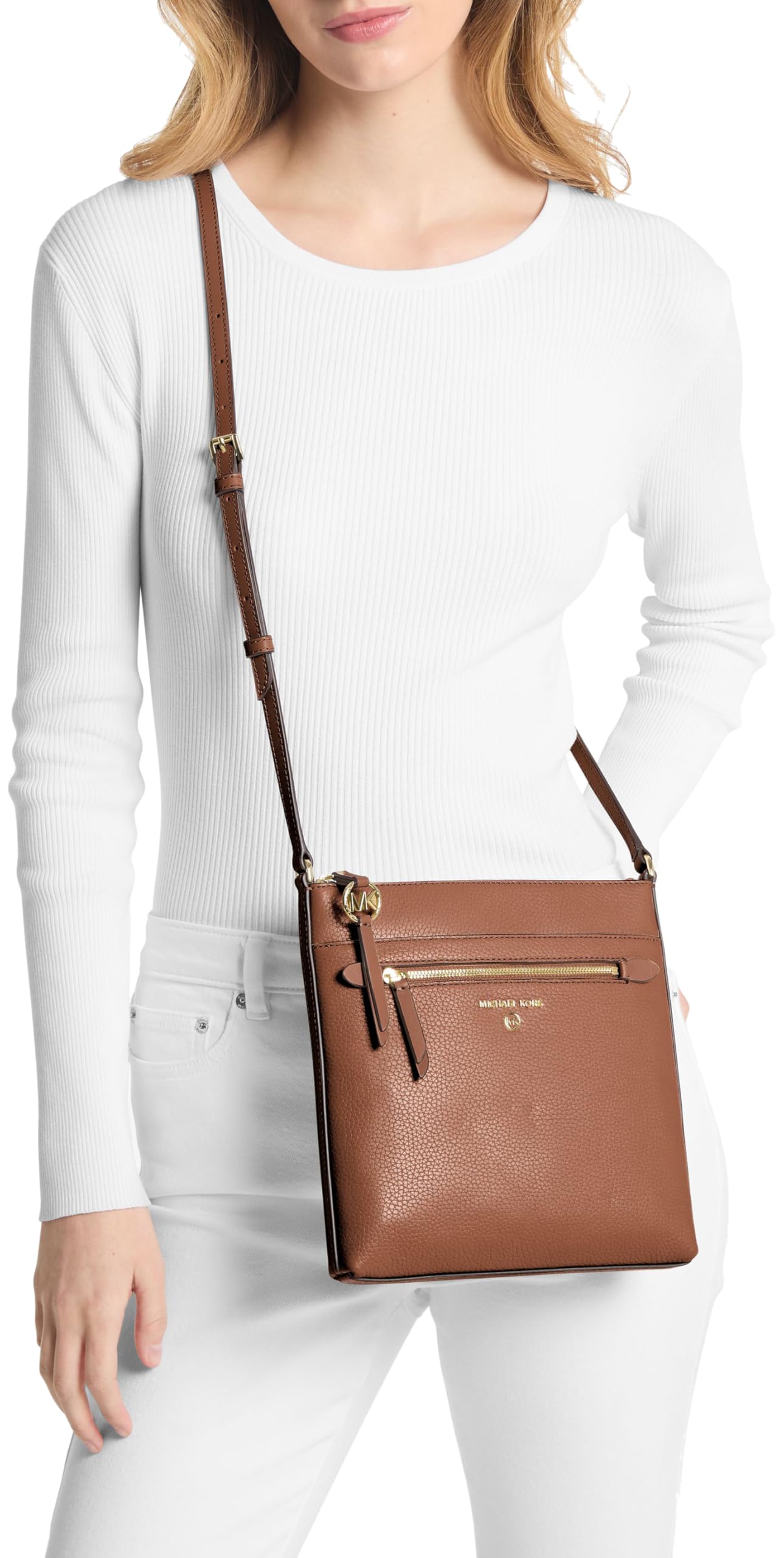 Michael Kors Jet Set Charm Small Flat Crossbody Bag