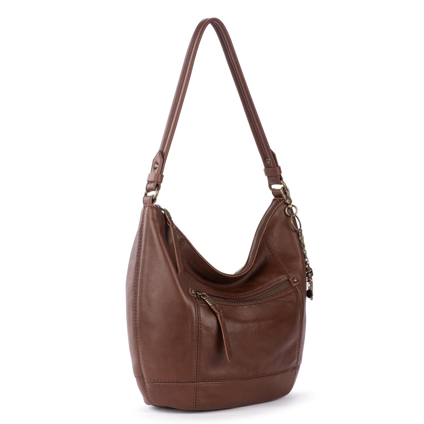 The Sak Sequoia Hobo Bag - Premium Large Leather Women's Handbag for Everyday & Travel - Durable Purse With Zipper Pocket