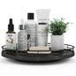 AMH Lazy Susan Wooden Organizer for Table Top
