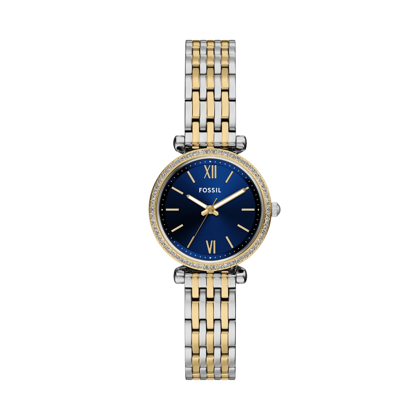 Fossil Women's Watch and Bracelet Set, Carlie Three-Hand Stainless Steel Watch for Women and Bracelet Set