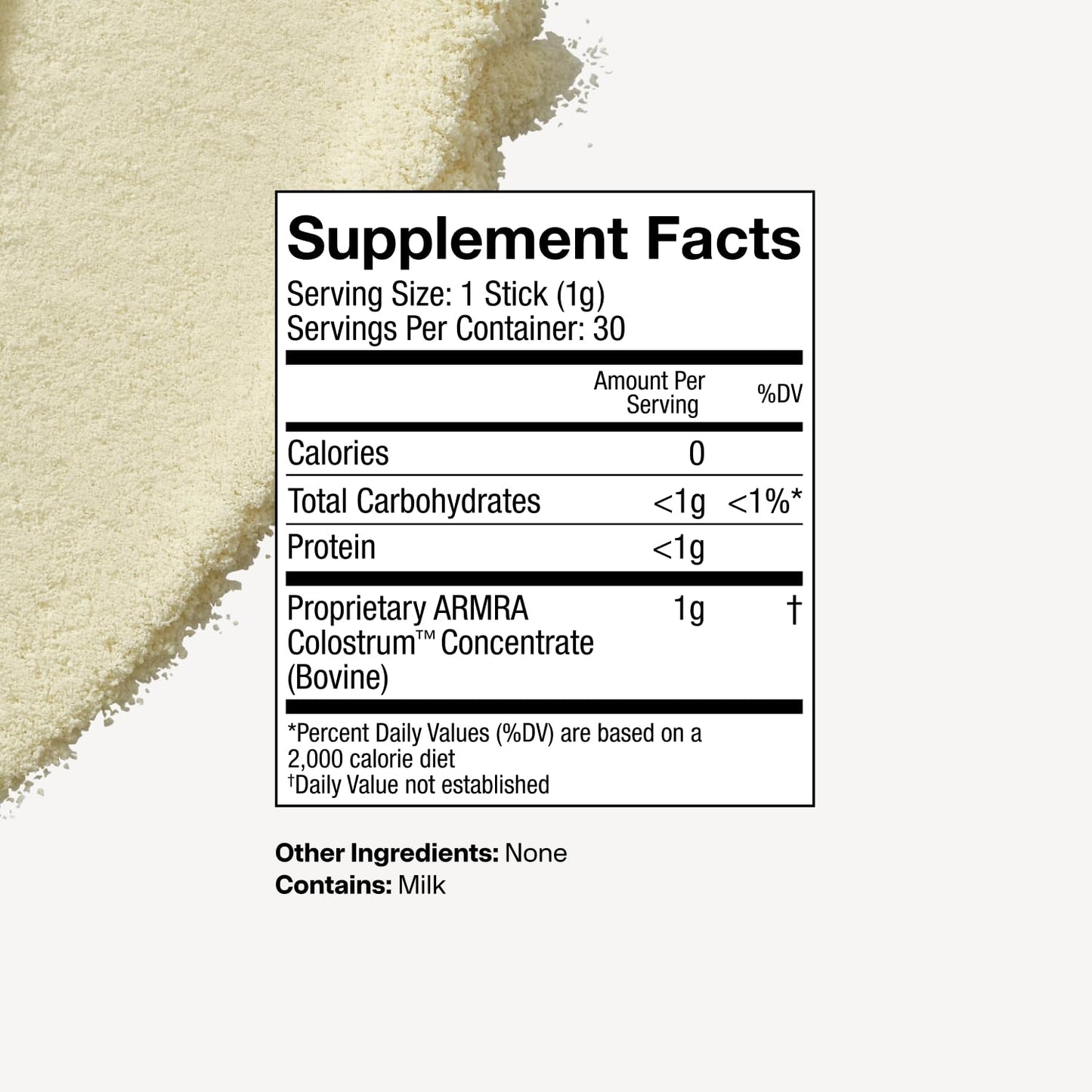 ARMRA Colostrum™ Powder | Blood Orange | Gut Health & Bloating | Skin & Hair | Immunity | Keto, Gluten & Fat-Free | 30 Servings