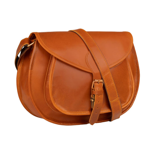 Satchel And Fable Handmade Vintage Crossbody Leather Bags for Women Shoulder Handbag