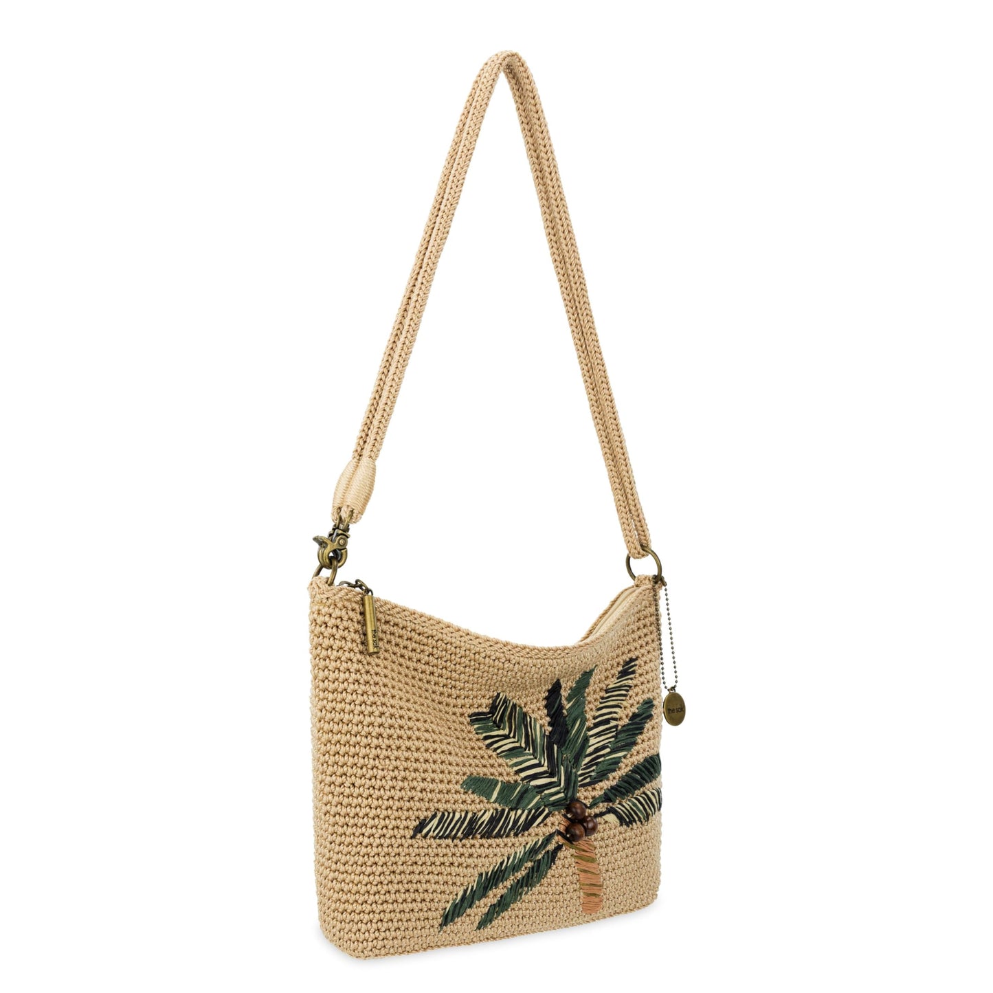 The Sak Lumi Convertible Crossbody Purse - Women's Handbag for Everyday & Travel, 3-in-1 Small Crossbody in Crochet & Leather