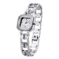 TIME100 Women's Bracelet Watches Ladies Quartz Wrist Watch with Green Dial Bezel with Crystals in Movement Bracelet Strap with Diamonds Waterproof