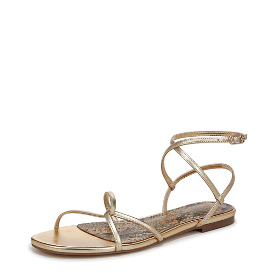 Sam Edelman Women's Ellina Flat Sandal, Modern Ivory, 6.5 MediumSam Edelman Women's Ellina Flat Sandal, Modern Ivory, 6.5 Medium