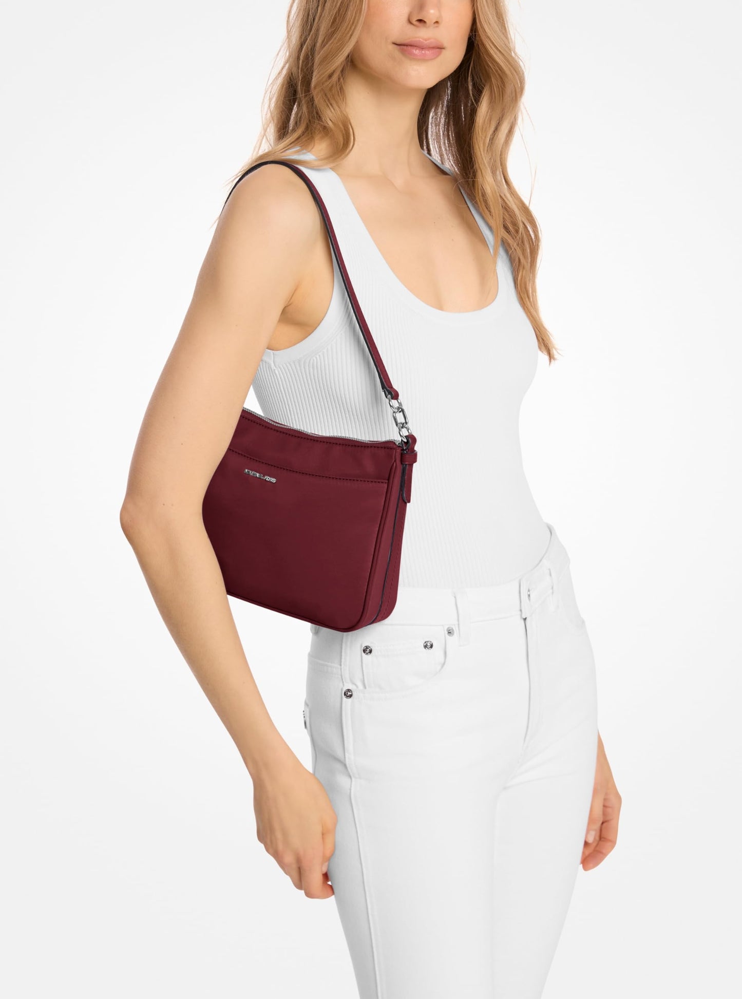 Michael Kors Women's Jet Set Top Zip Pochette Crossbody Bag